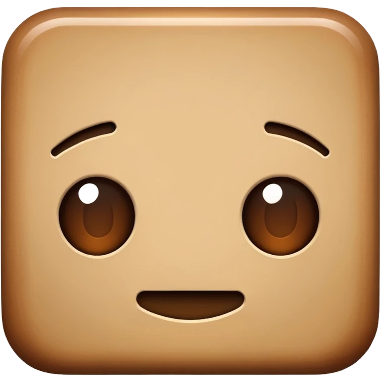 Brown line emoji