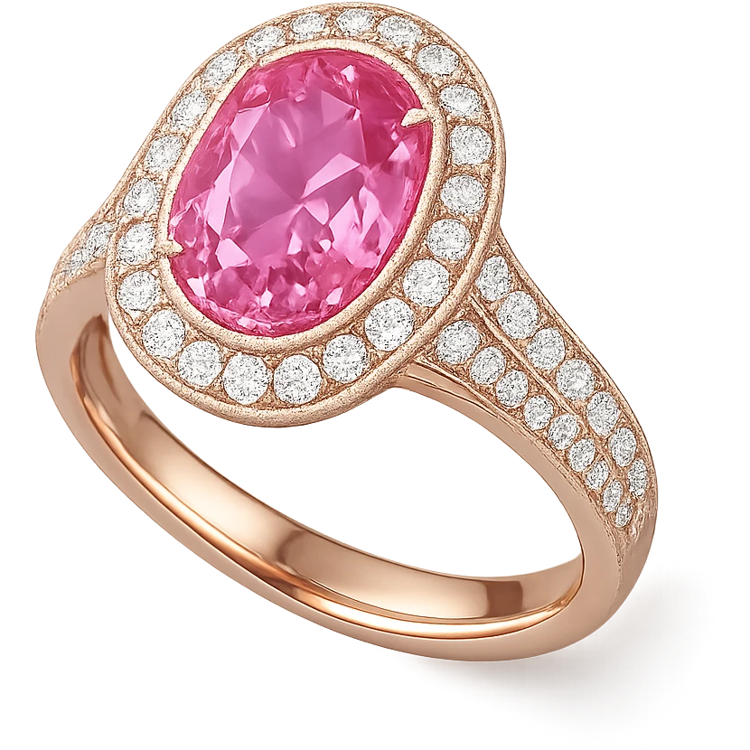 pink ring, glamorous and stylish emoji