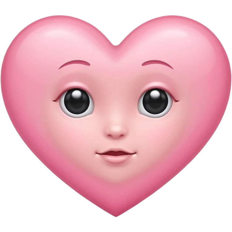 baby pink heart emoji