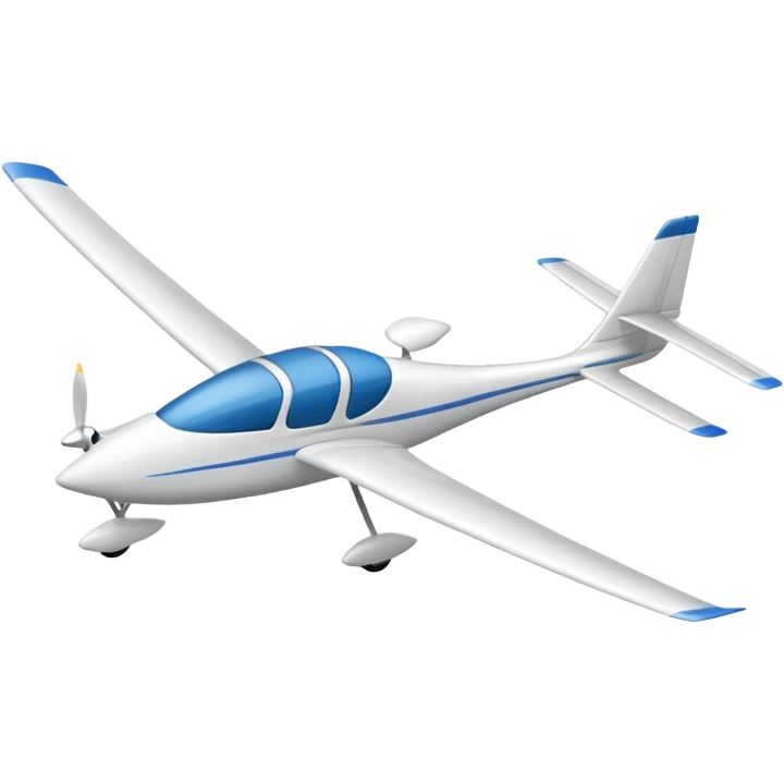 sailplane, no engine emoji