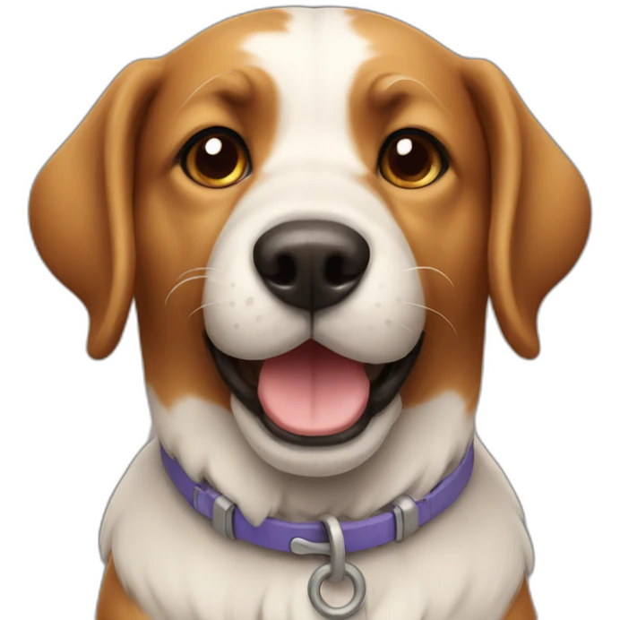 dog happy emoji