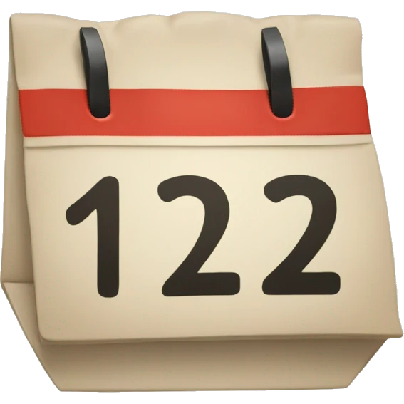 a 12 day calender with the number '12' on it emoji