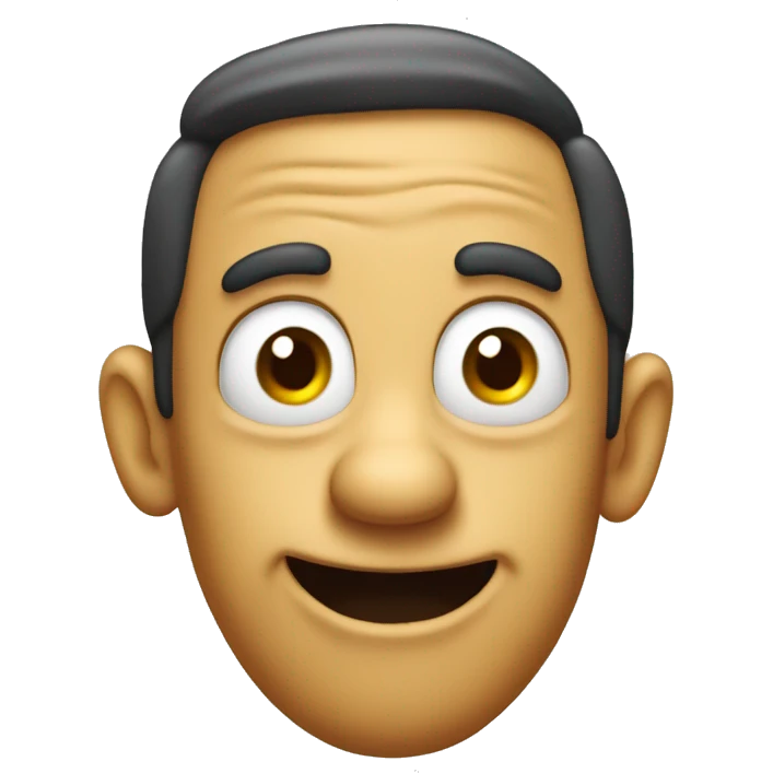 create a goofy goober emoji