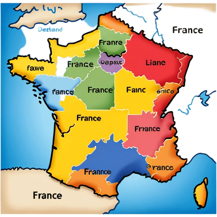 Carte de france emoji