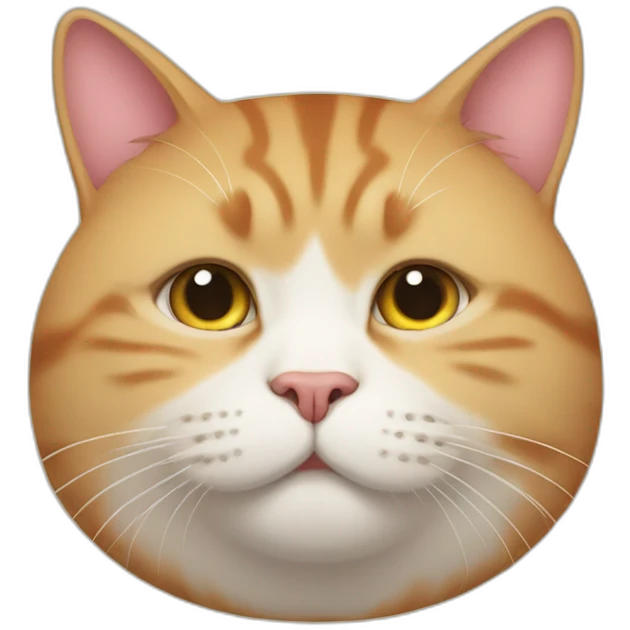 super fat cat emoji