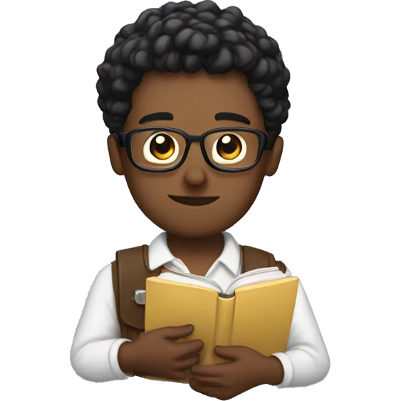 kris with book emoji