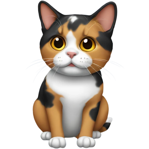 calico with cigarette emoji