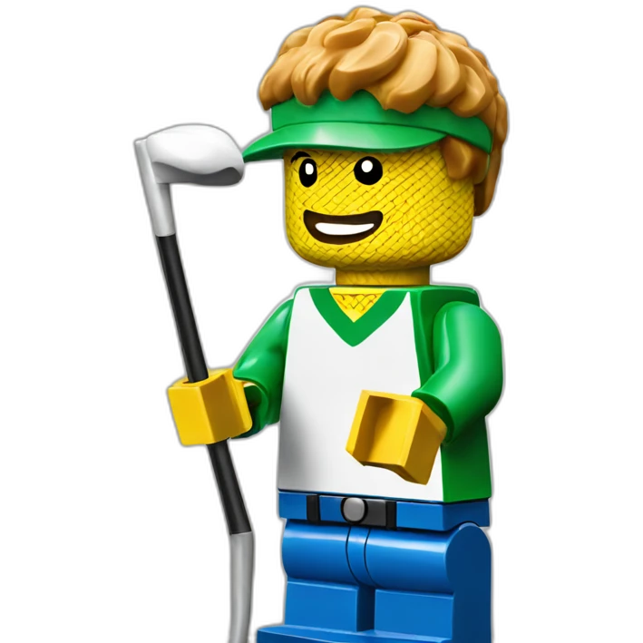 lego golf player emoji