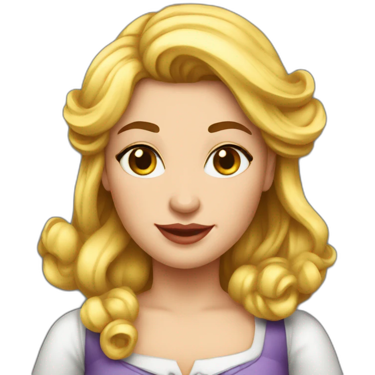 Femme belle grosse poitrine emoji