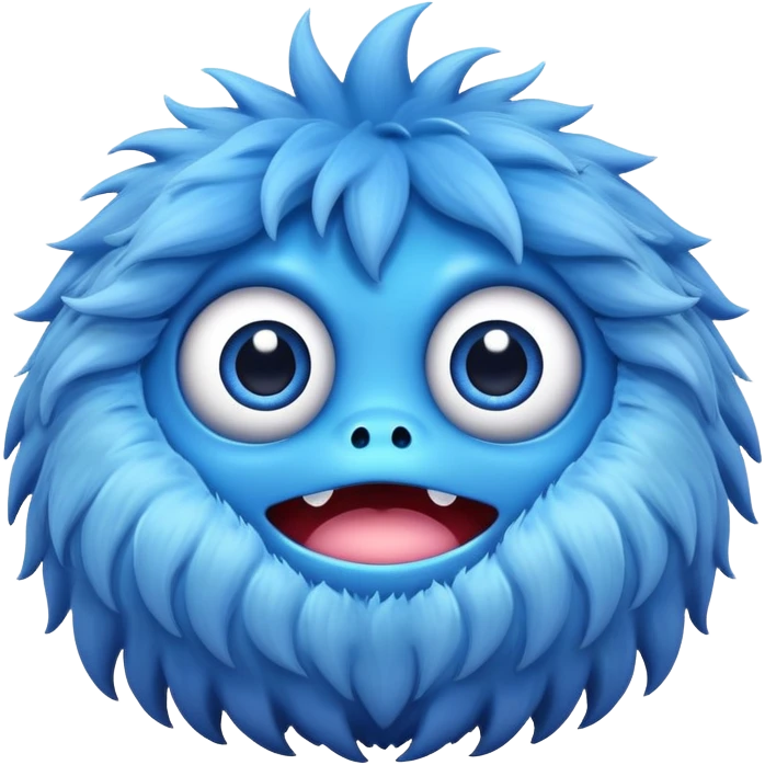 Huggy Wuggy blue monster emoji