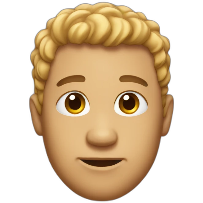 big head emoji