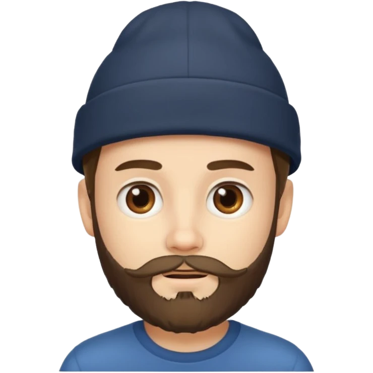 bearded boy in hat emoji