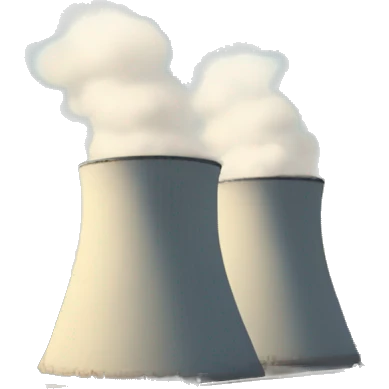 Panoramic view of the thermal power station emoji