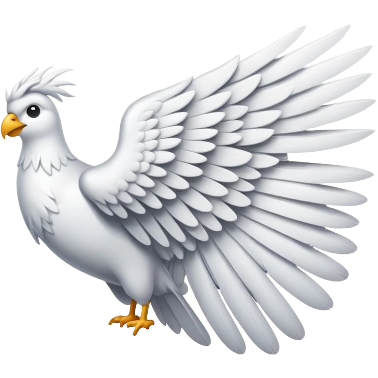 Wing right emoji