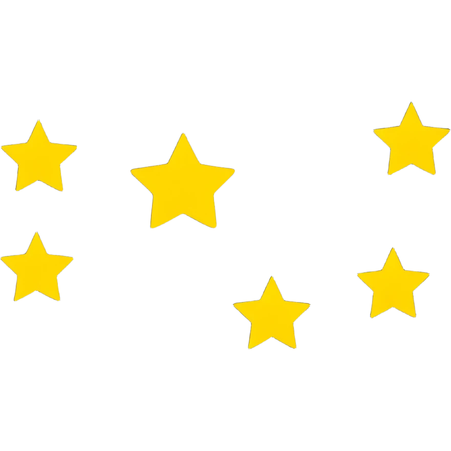 yellow stars twinkling emoji
