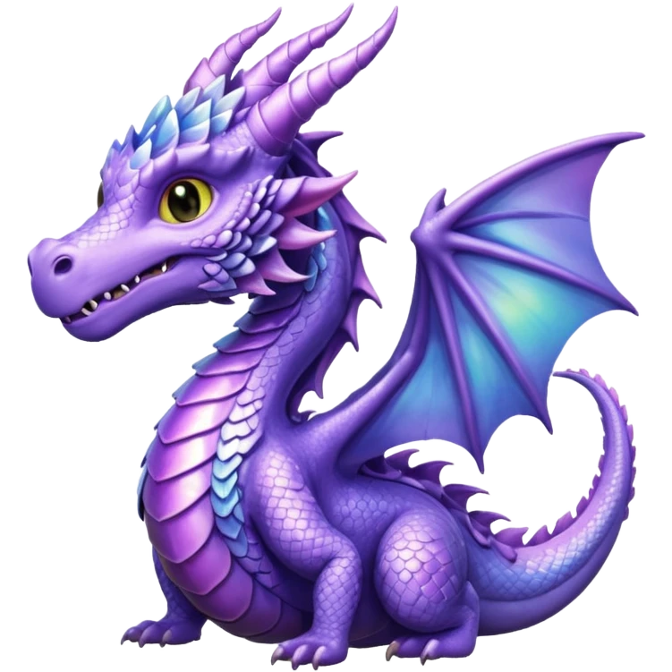lavender dragon emoji