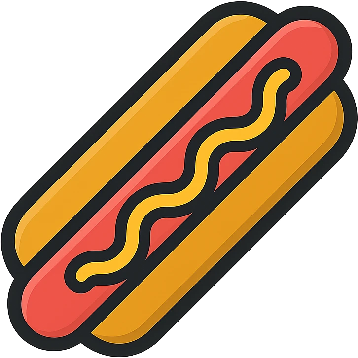 hot dog emoji