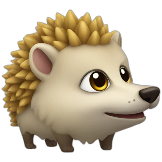 herisson animal corp entier emoji