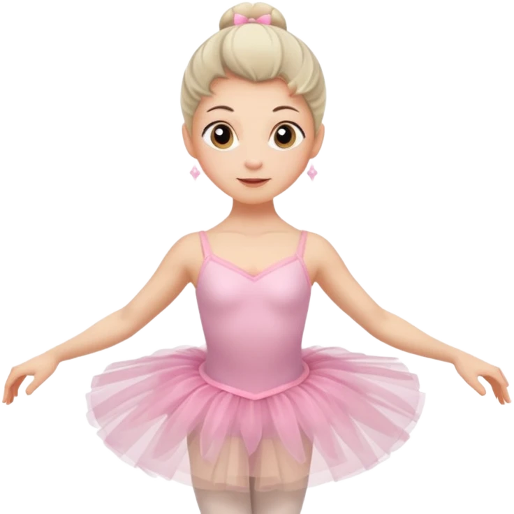 Ballerina, middle age woman, more expressions emoji