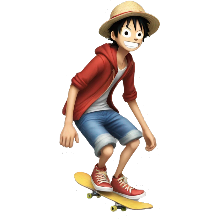 luffy skater emoji