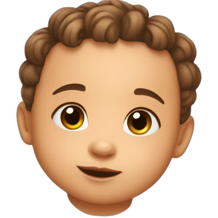 Cute baby  emoji
