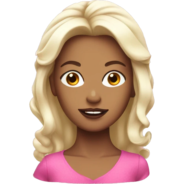 Pink coquette emoji