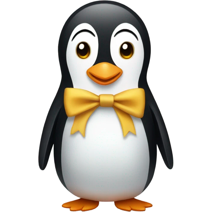 Penguin in skirts emoji