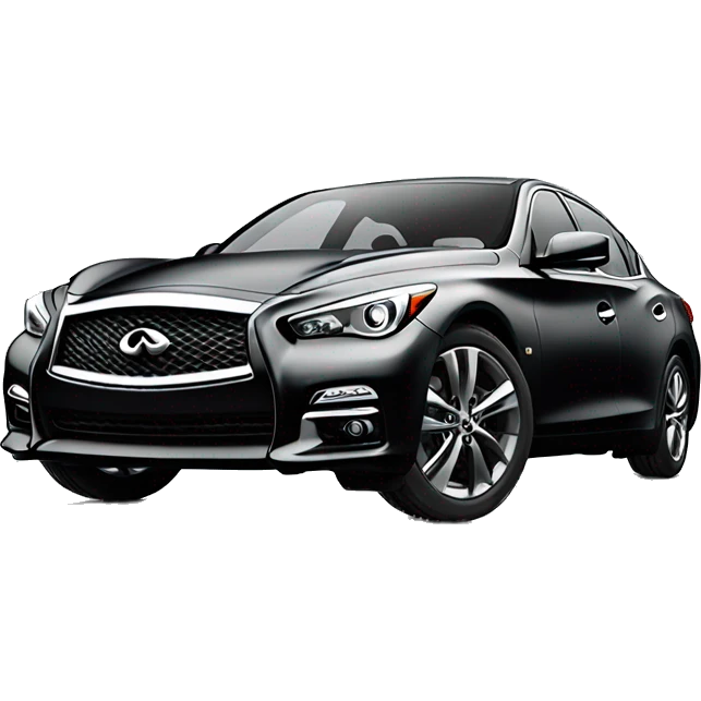 black infiniti q50 emoji