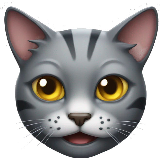 Creepy cat emoji
