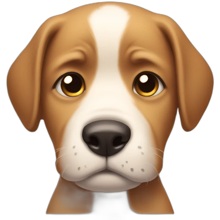 Disappointed puppy emoji
