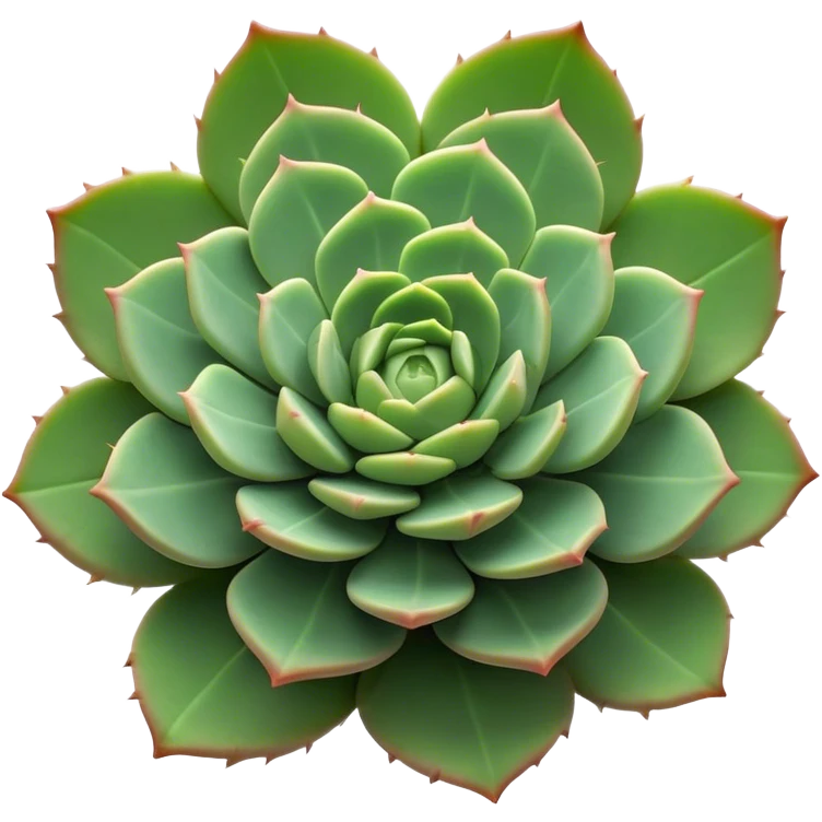 Cinematic Realistic Succulent Emoji, Compact and plump, with fleshy leaves arranged in rosettes of various shapes. The soft, green leaves glow with a gentle radiance, exuding a sense of calm and tranquility. Soft glowing outline, capturing the essence of resilience and beauty in a blossoming succulent! emoji