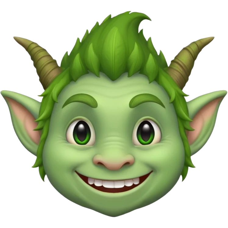 Cute troll emoji