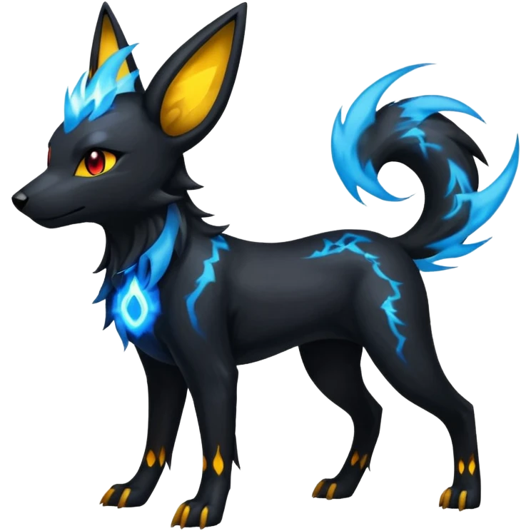 Umbreon-Luxray-Manectric-Houndoom-Pokémon-Fakémon-hybrid-creature emoji