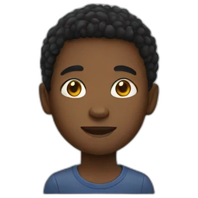 black boy emoji
