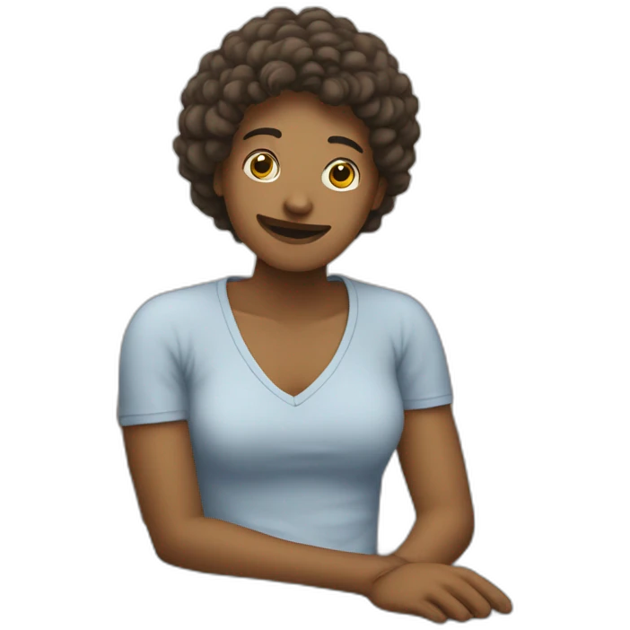 personne qui fait un sah emoji