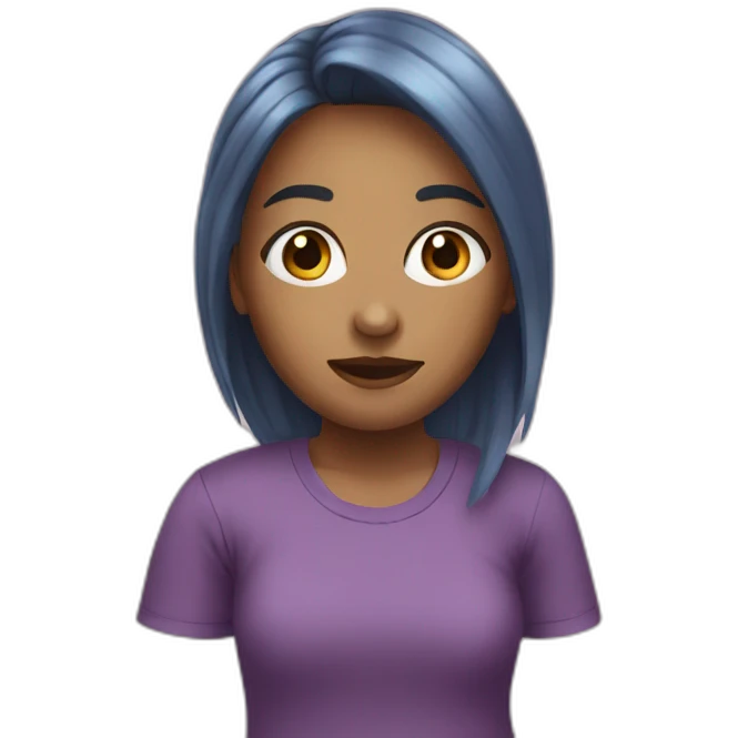 girl selfgugging emoji