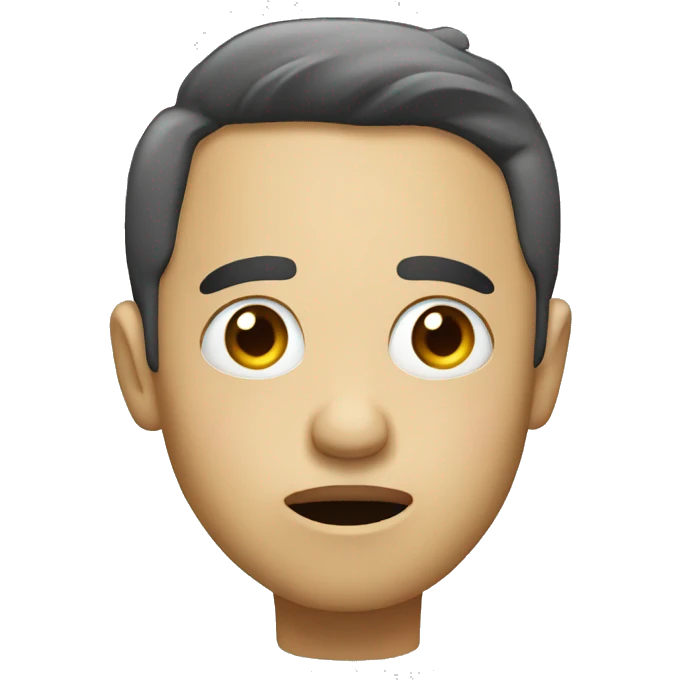 distracted person emoji