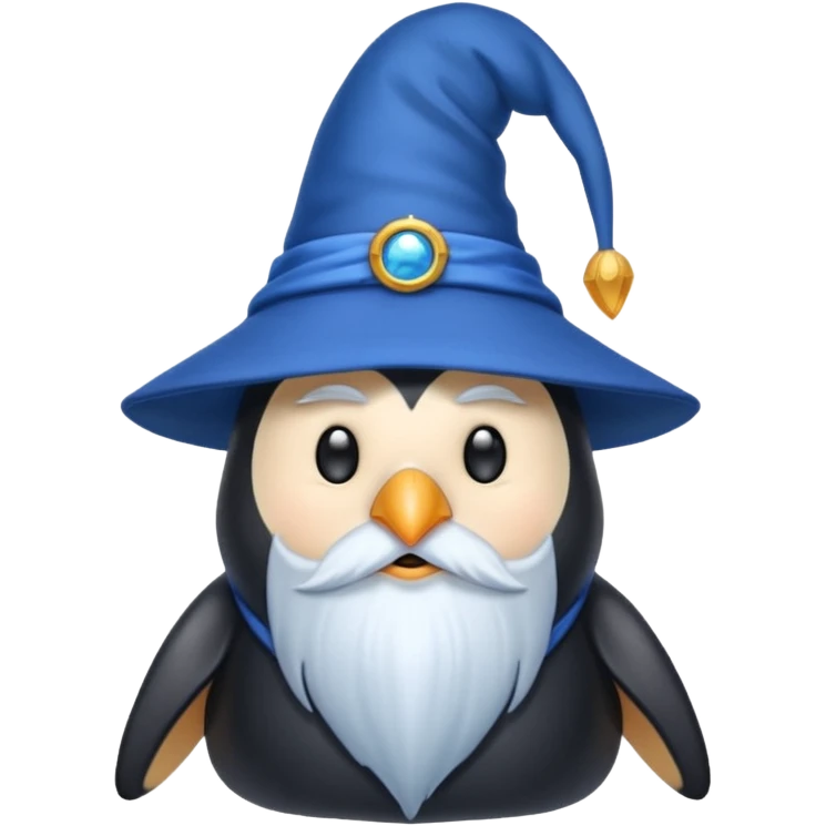 Penguin Wizard emoji