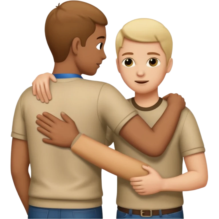 Someone putting there hand in a persons butt emoji