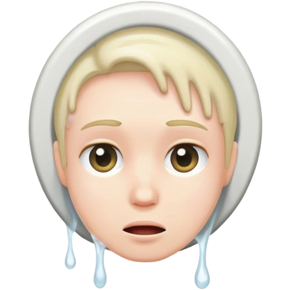Head in a toilet emoji