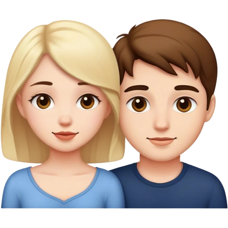 милая пара emoji