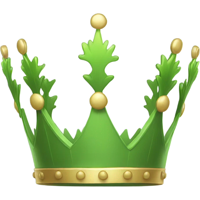 Green crown emoji