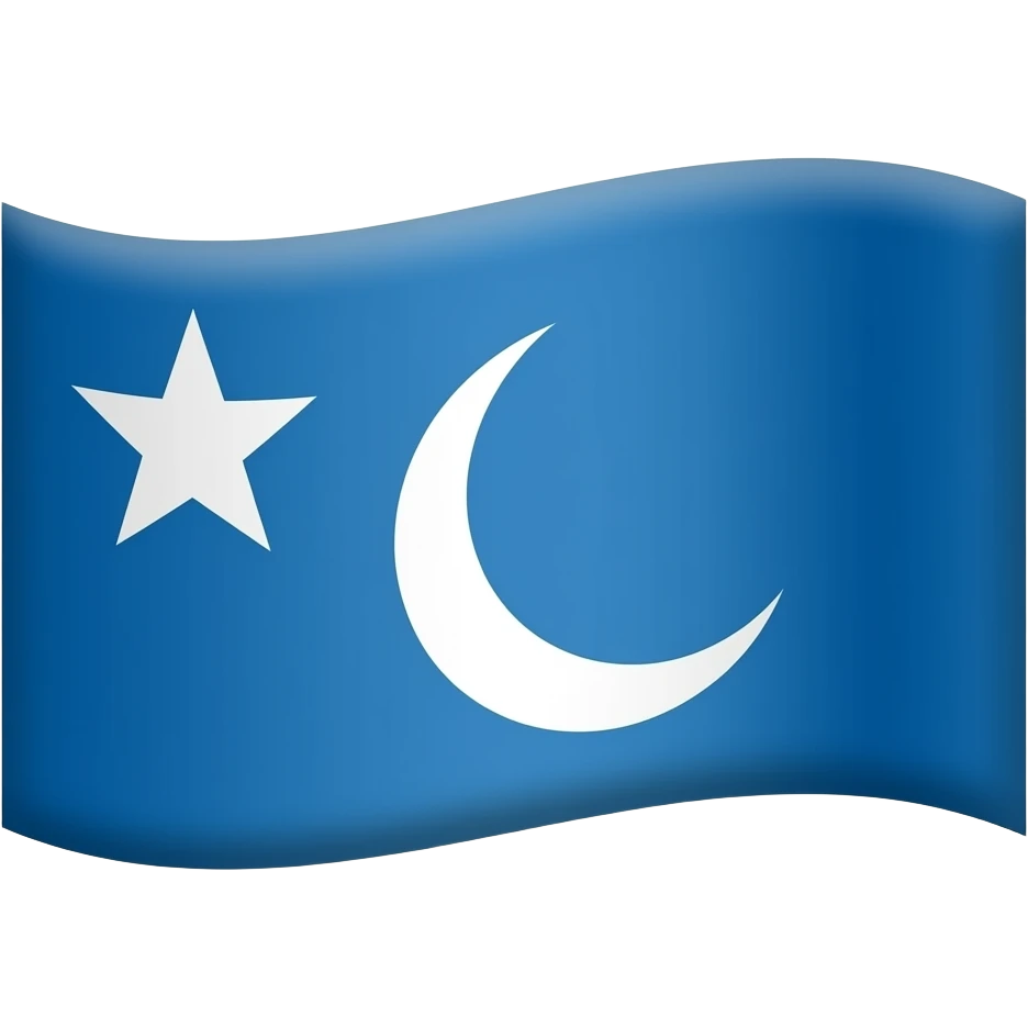 Make the original uighur flag emoji