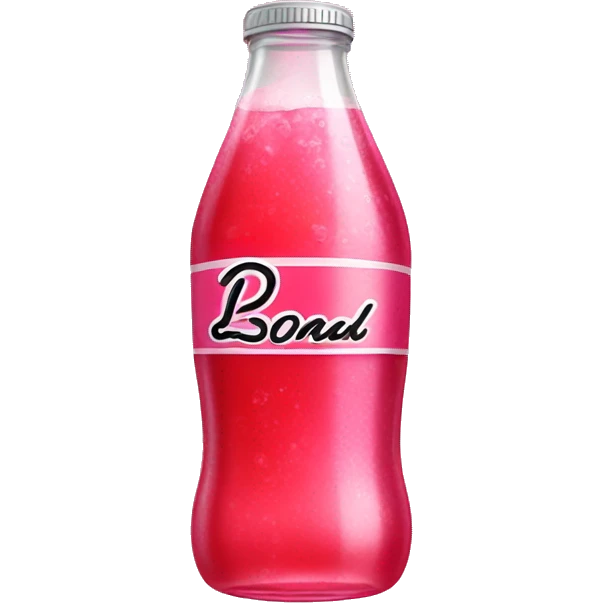 Pink and red soda emoji