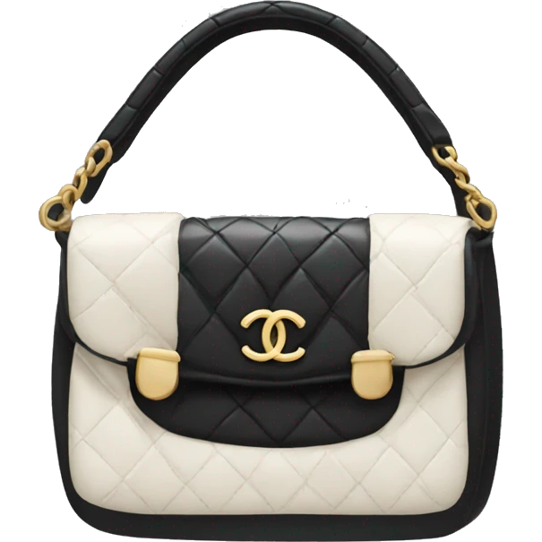 Black Chanel bag emoji