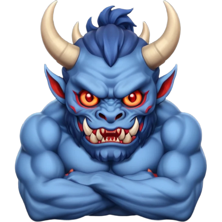 blue oni emoji
