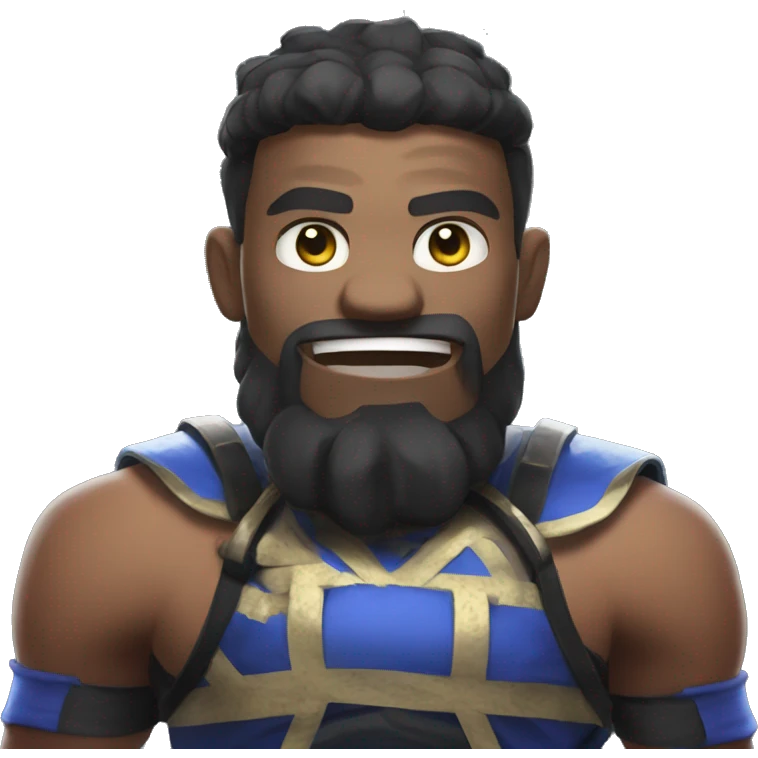 MMA fighter in cosplay clash royale emoji