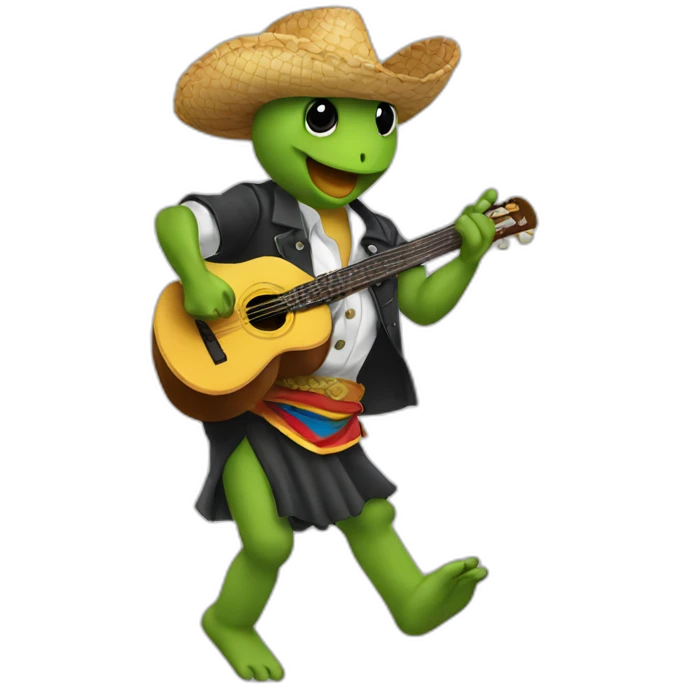 tortuga bailando jarabe tapatio emoji
