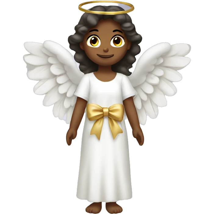 angel with bow emoji