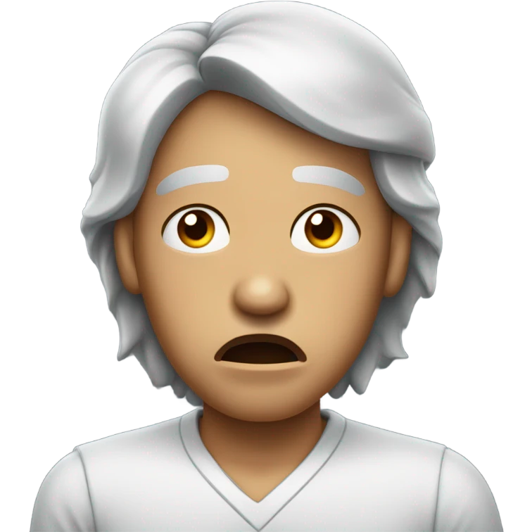 Sour face emoji